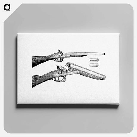 アートパネル-Vintage Gun
 - 大英図書館 Canvas.