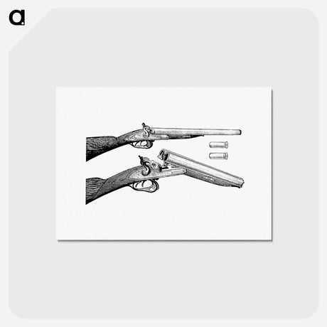 アートポストカード-Vintage Gun
 - 大英図書館 Postcard.
