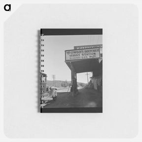 アートメモ帳-On the highway. Riverside County, California. Sourced from the Library of Congress. - ドロテア ラング Memo.