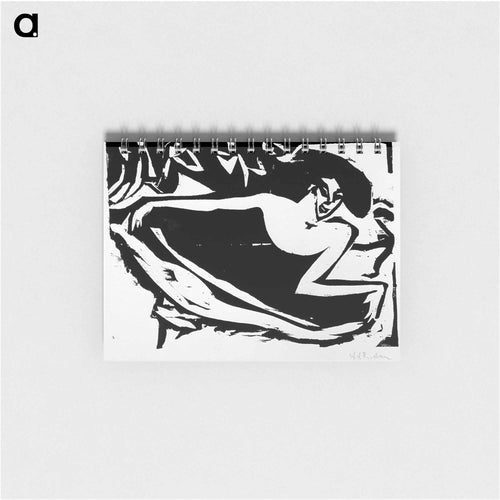 Dancer with lifted skirt - Ernst Ludwig Kirchner Memo.