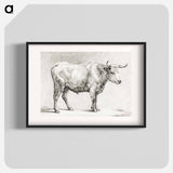 Standing bull - ジャン ベルナール Poster.