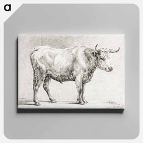 アートパネル-Standing bull - ジャン ベルナール Canvas.