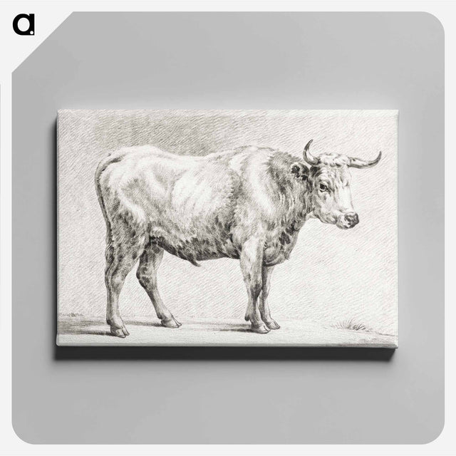 アートパネル-Standing bull - ジャン ベルナール Canvas.