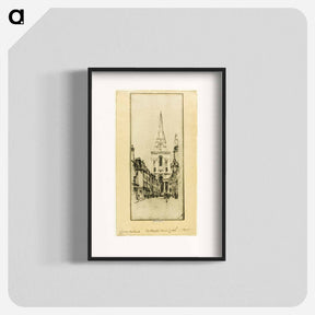 アートポスター-Spitalfields Church
 - ジョセフ ペネル Poster.