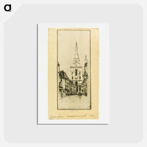 アートポストカード-Spitalfields Church
 - ジョセフ ペネル Postcard.