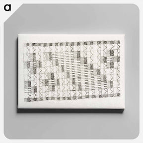 アートパネル-Crocheted with decorative blocks pattern - ユリー デ フラーハ Canvas.