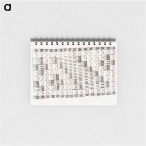 アートメモ帳-Crocheted with decorative blocks pattern - ユリー デ フラーハ Memo.