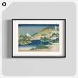 アートポスター-Hakone Lake in Sagami Province - 葛飾 北斎 Poster.
