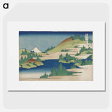 アートポスター-Hakone Lake in Sagami Province - 葛飾 北斎 Poster.