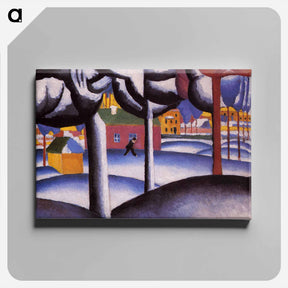 アートパネル-Winter Landscape - カジミール マレーヴィチ Canvas.