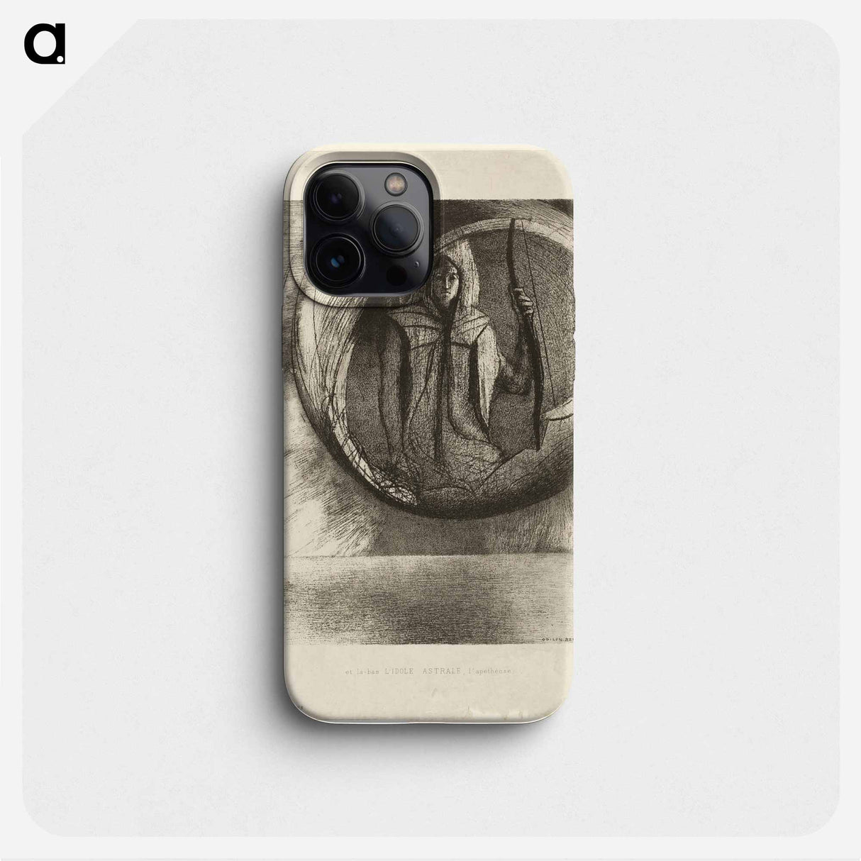 And Beyond, the Astral Idol, the Apotheosis - Odilon Redon Phone Case.