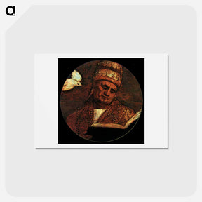 アートポストカード-St Gregory the Great - ティツィアーノ ヴェチェッリオ Postcard.