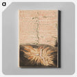 アートパネル-The First Book of Urizen, Plate 22, "Stretch'd for a Work of Eternity...." - ウィリアム ブレイク Canvas.