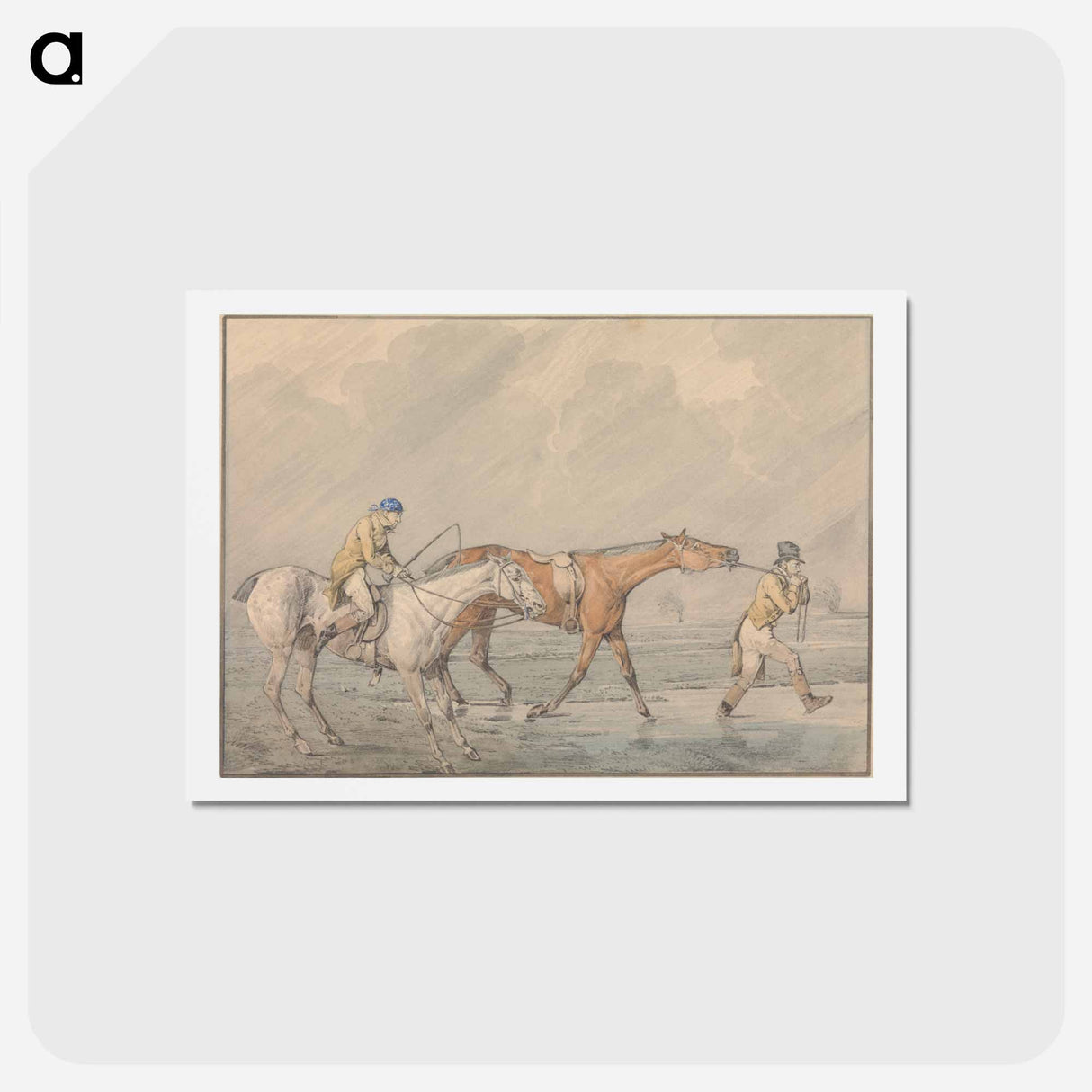 アートポストカード-"Some Do and Some Don't: It is All a Notion:" Getting Home
 - イェール大学アートギャラリー Postcard.