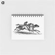アートメモ帳-Horseback Riding Race Engraving
 - 大英図書館 Memo.
