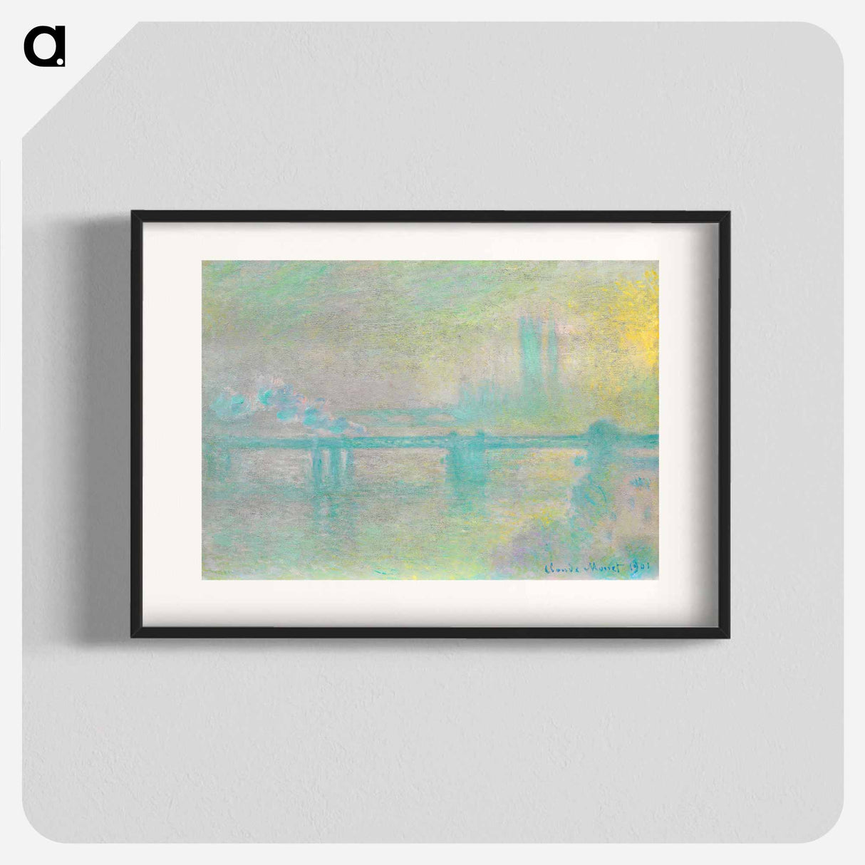 Charing Cross Bridge, London - クロード モネ Poster.