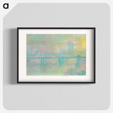 Charing Cross Bridge, London - Claude Monet Poster.