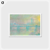 アートポストカード-Charing Cross Bridge, London - クロード モネ Postcard.