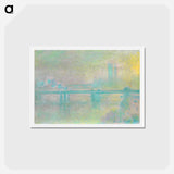 Charing Cross Bridge, London - クロード モネ Postcard.