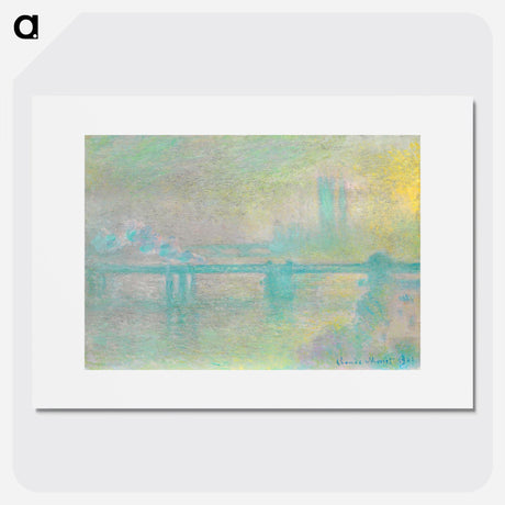 Charing Cross Bridge, London - Claude Monet Poster.