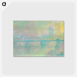 アートポストカード-Charing Cross Bridge, London - クロード モネ Postcard.