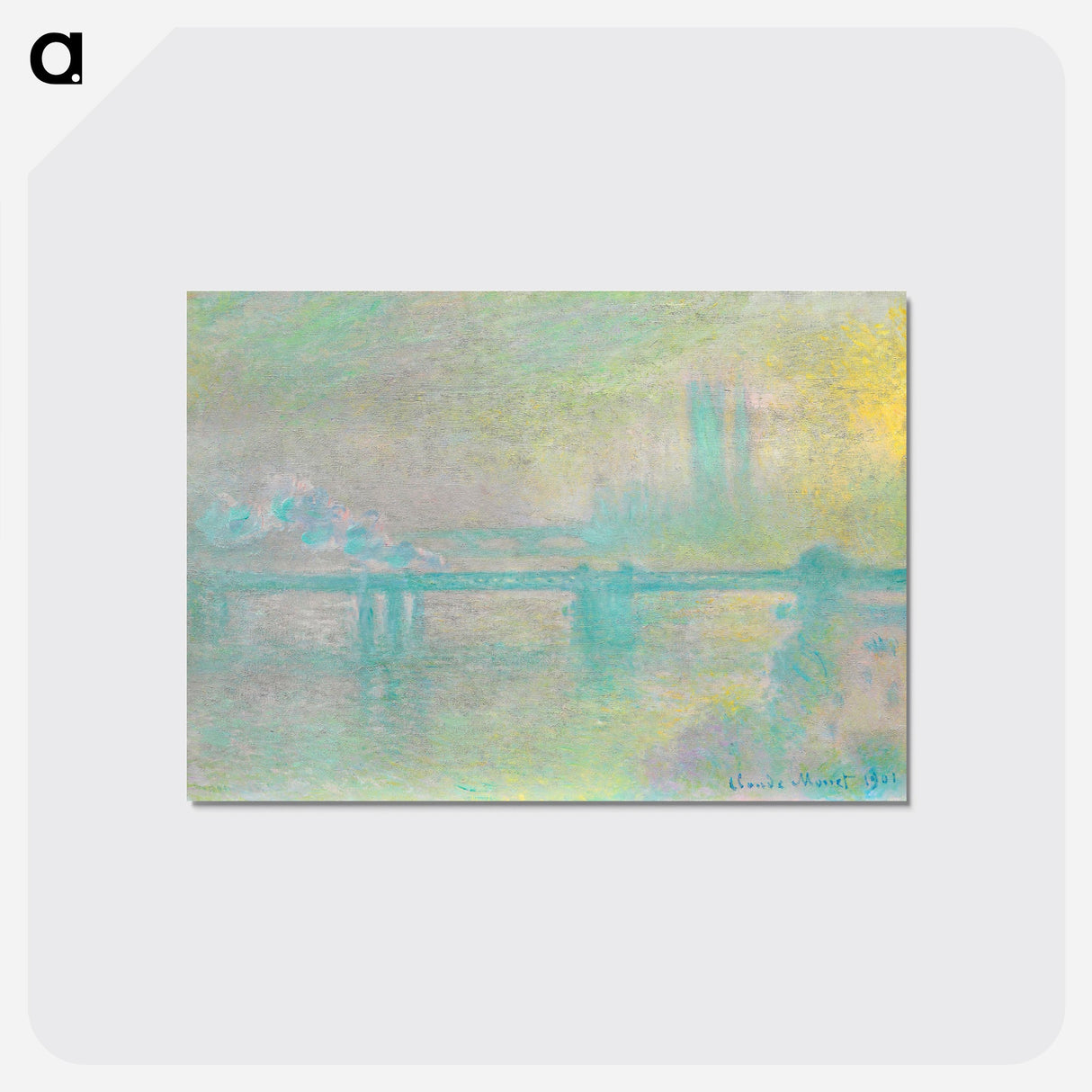 Charing Cross Bridge, London - クロード モネ Postcard.