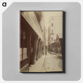 アートパネル-Au Coin de la Rue de Venise, au 14
 - ウジェーヌ アジェ Canvas.