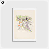 アートポストカード-In the Skating Professional Beauty - アンリ ド トゥールーズ ロートレック Postcard.