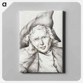アートパネル-Portrait of a smiling boy - ジャン ベルナール Canvas.