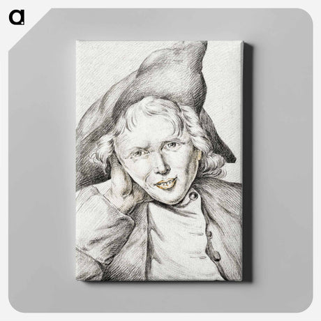 アートパネル-Portrait of a smiling boy - ジャン ベルナール Canvas.