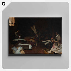 アートパネル-Venetian Glass Workers - ジョン シンガー サージェント Canvas.