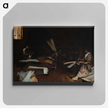 Venetian Glass Workers - John Singer Sargent Canvas.