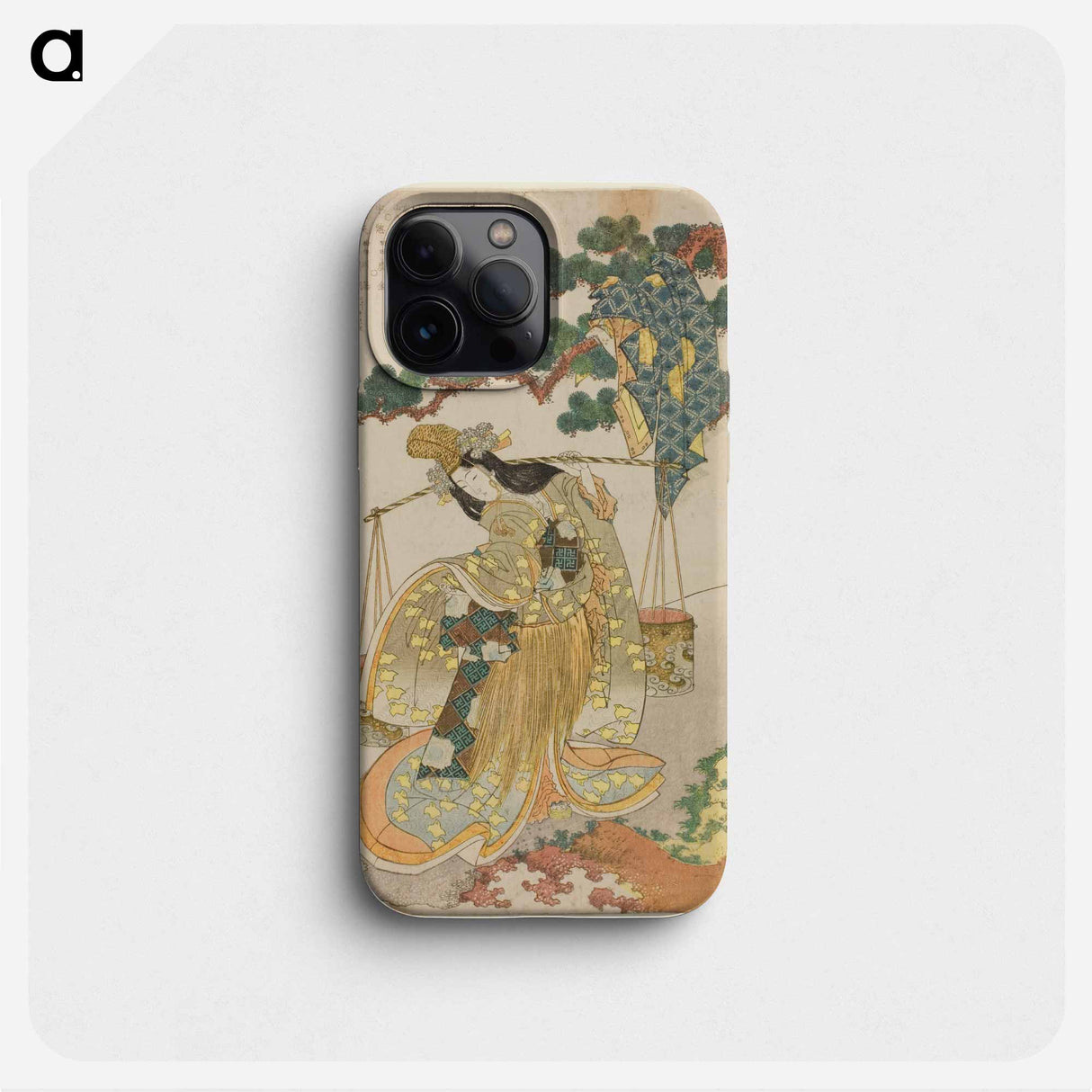 The Brine Maiden - 葛飾 北斎 Phone Case.