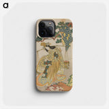 The Brine Maiden - Katsushika Hokusai Phone Case.