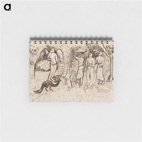アートメモ帳-Angel, Peacock, and Three Tahitians - ポール ゴーギャン Memo.