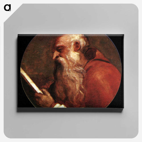 St Jerome - ティツィアーノ ヴェチェッリオ Canvas.