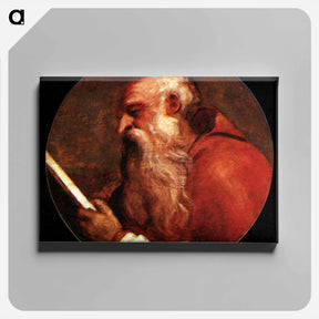 アートパネル-St Jerome - ティツィアーノ ヴェチェッリオ Canvas.