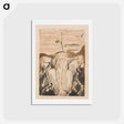アートポストカード-The First Book of Urizen, Plate 27, "They Lived a Period of Years . . . ." - ウィリアム ブレイク Postcard.