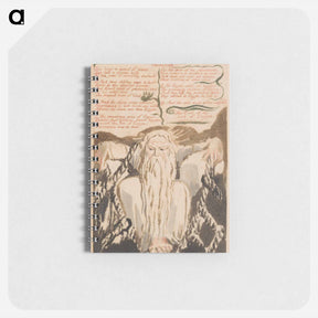 アートメモ帳-The First Book of Urizen, Plate 27, "They Lived a Period of Years . . . ." - ウィリアム ブレイク Memo.