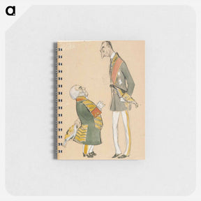 アートメモ帳-Caricature of von haartman, chairman of the nobility and baron taube - アルバート エーデルフェルト Memo.