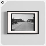 Untitled photo, possibly related to: Main street of Nyssa, Oregon. Saturday afternoon - Dorothea Lange Poster.