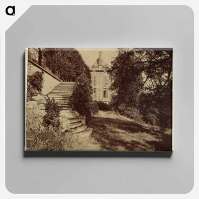 アートパネル-Courbevoie, Ancien Chateau dit de la Belle Gabrielle
 - ウジェーヌ アジェ Canvas.