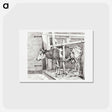 アートポストカード-Standing cow - ジャン ベルナール Postcard.