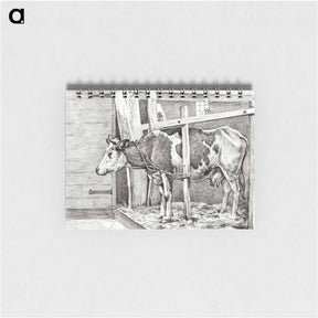 アートメモ帳-Standing cow - ジャン ベルナール Memo.