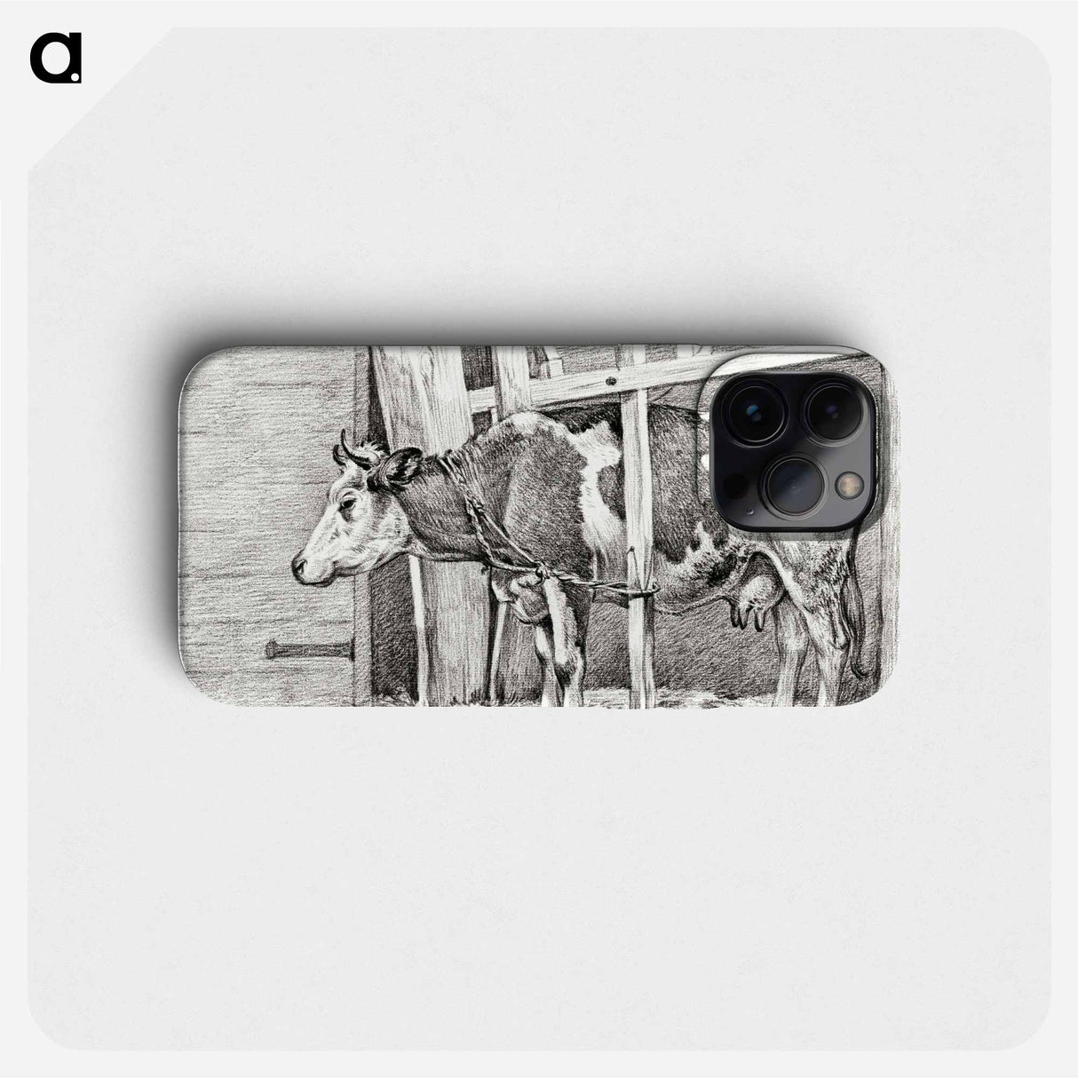 Standing cow - ジャン ベルナール Phone Case.