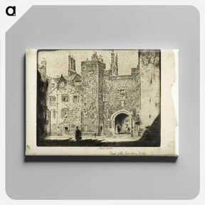 アートパネル-The Great Gate, Lincoln's Inn
 - ジョセフ ペネル Canvas.