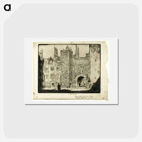 アートポストカード-The Great Gate, Lincoln's Inn
 - ジョセフ ペネル Postcard.