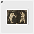 アートポストカード-Hokusai's woodblock prints - 葛飾 北斎 Postcard.