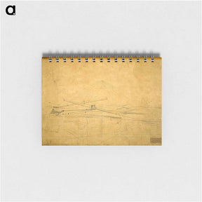 アートメモ帳-Perspective Drawing for The Biglin Brothers Turning The Stake - トーマス エイキンズ Memo.