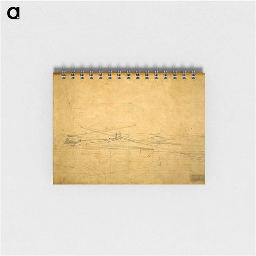 Perspective Drawing for The Biglin Brothers Turning The Stake - トーマス エイキンズ Memo.